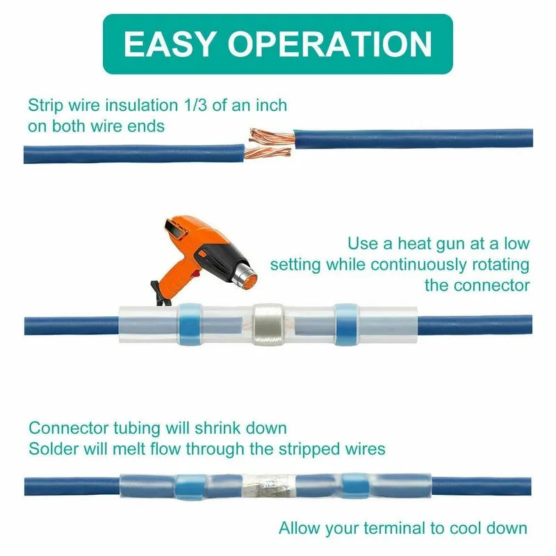 Waterproof Solder Seal Wire Connectors Kit
