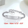Personalized Stainless Steel Name Bracelet for Baby and Mom
