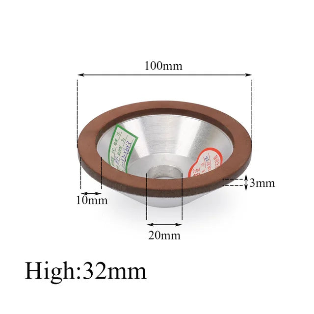 Resin Bond Diamond Cup Grinding Wheel for Carbide and Metal