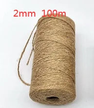 Natural Jute Twine Roll for Crafts, Decor & DIY Projects