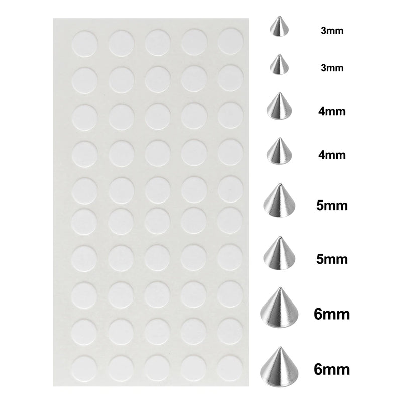 Adhesive Fake Piercing Stud Set