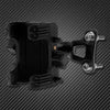 A black universal motorcycle handlebar phone mount designed for Harley-Davidson motorcycles.