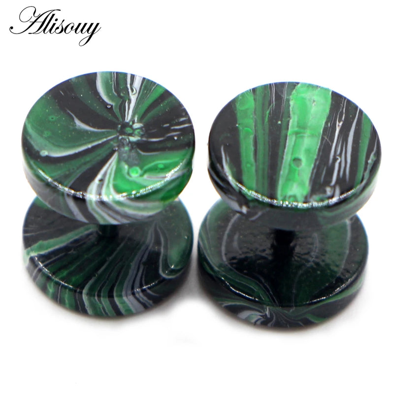 Stainless Steel Fake Gauge Ear Plugs