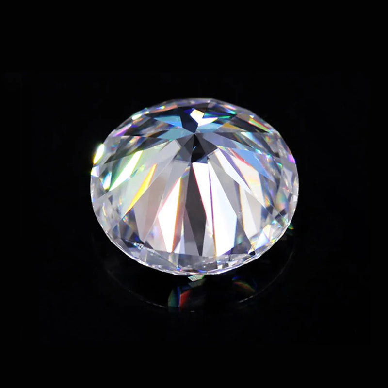 Piedra de Moissanita Suelta Corte Brillante Redondo