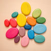 Wooden Rainbow Stacking Stones - Montessori Balancing Blocks for Kids