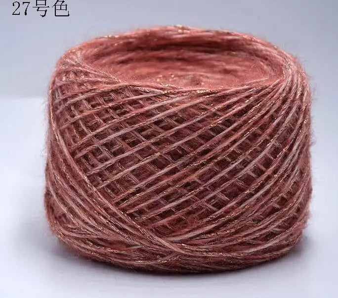 Merino Wool Metallic Yarn with Shimmering Thread – 250g
