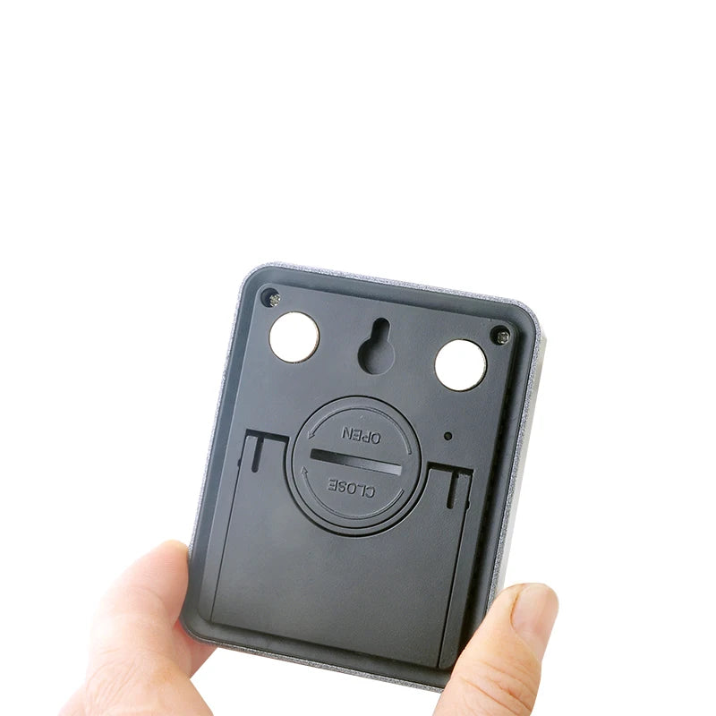 Compact Digital Thermometer and Hygrometer with Magnetic Mount