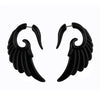 Pendientes de espiral acrílicos tipo túnel falso