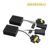 Black LED decoder harness for H8, H9, and H11 automotive headlight bulbs