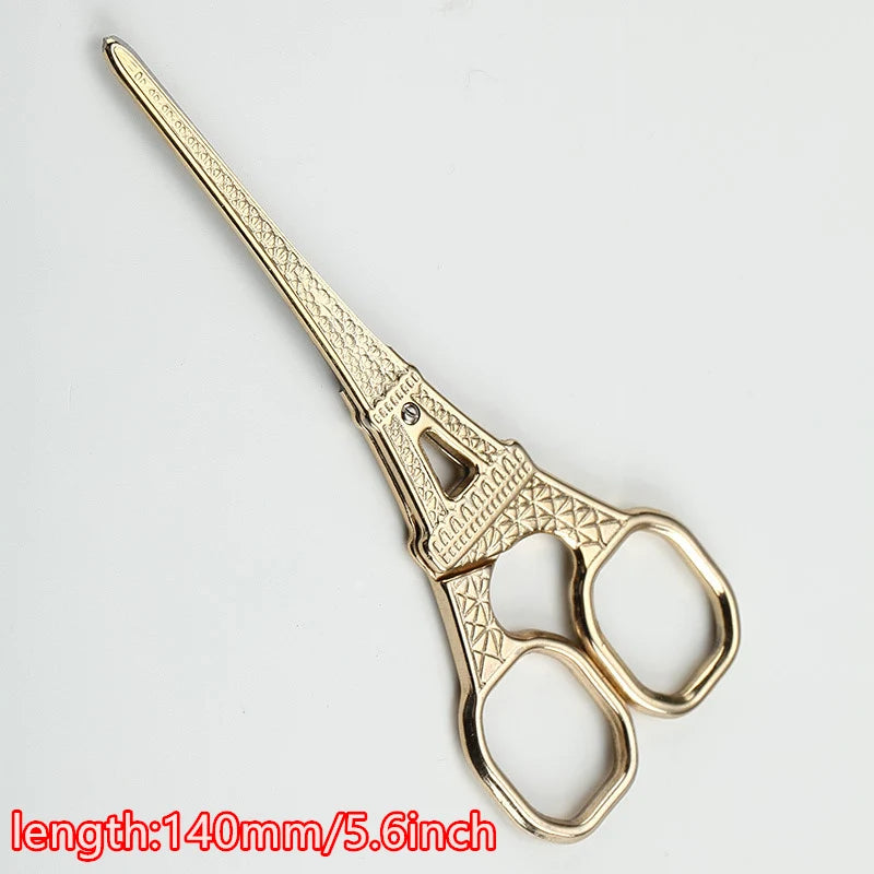 Vintage Floral Embroidery Scissors