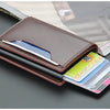 Carbon Fiber Mini RFID Blocking Wallet for Men