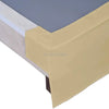 Elegant Pleated Bed Skirt - 14 Inch Drop, Wrinkle & Fade Resistant