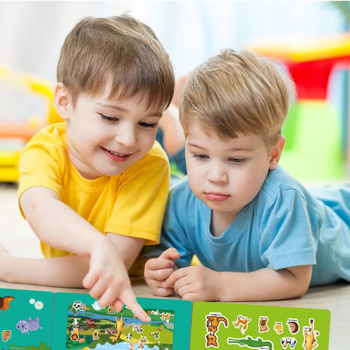Reusable Educational Sticker Book for Kids