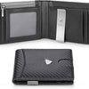 Slim RFID-Blocking Carbon Fiber Wallet for Men