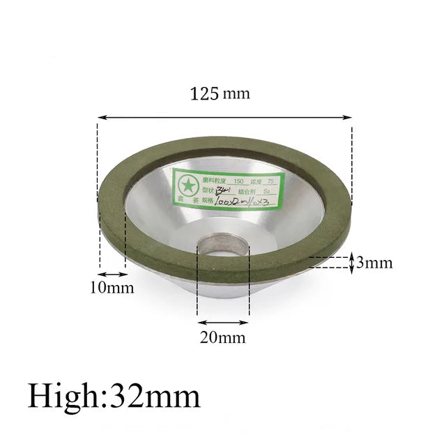 Resin Bond Diamond Cup Grinding Wheel for Carbide and Metal