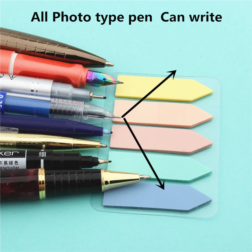 Clear Self-Adhesive Sticky Notes Pack of 50