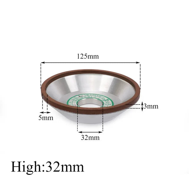 Resin Bond Diamond Cup Grinding Wheel for Carbide and Metal