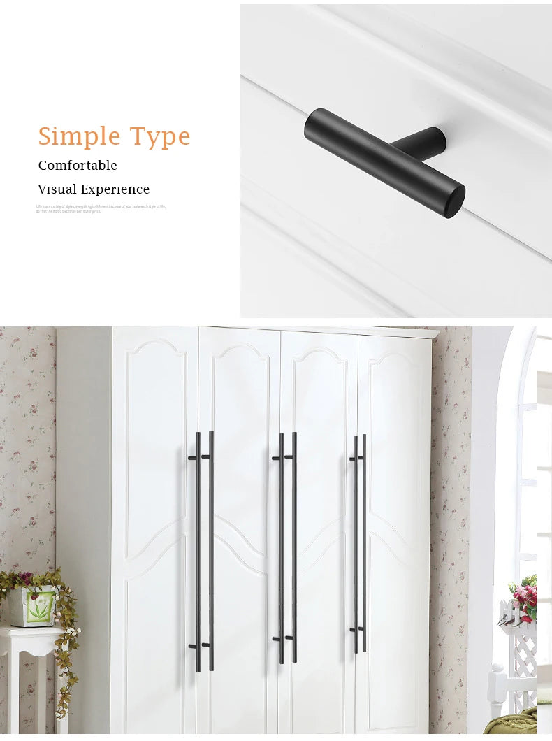 Stainless Steel T-Bar Cabinet Pull Handle