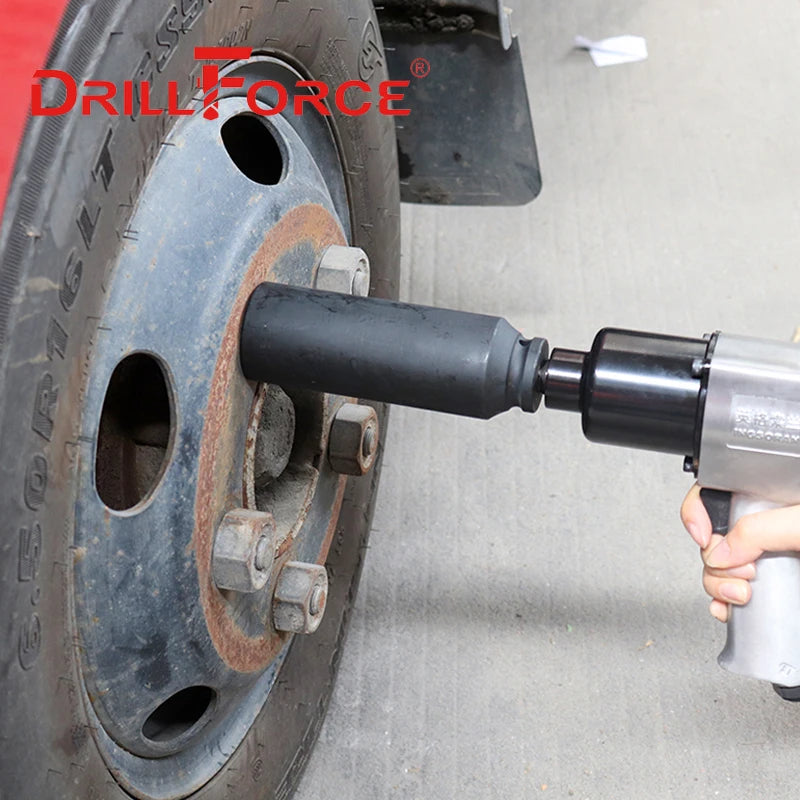 Heavy-Duty Impact Wrench Socket Set for Deep Reach Applications