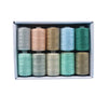 1000 Yard Polyester Sewing Thread Spools — 10 Color Pack