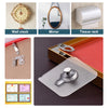 Transparent Self-Adhesive Wall Hooks for Pictures and More