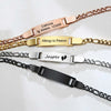 Personalized Stainless Steel Name Bracelet for Baby and Mom