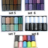 1000 Yard Polyester Sewing Thread Spools — 10 Color Pack