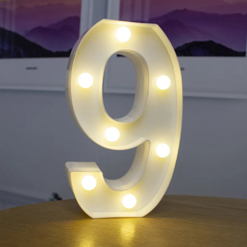 Glowing Alphabet LED Letter Lights for Decor
