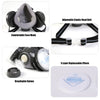 Reusable Half-Face Dust Respirator with Dual Filters
