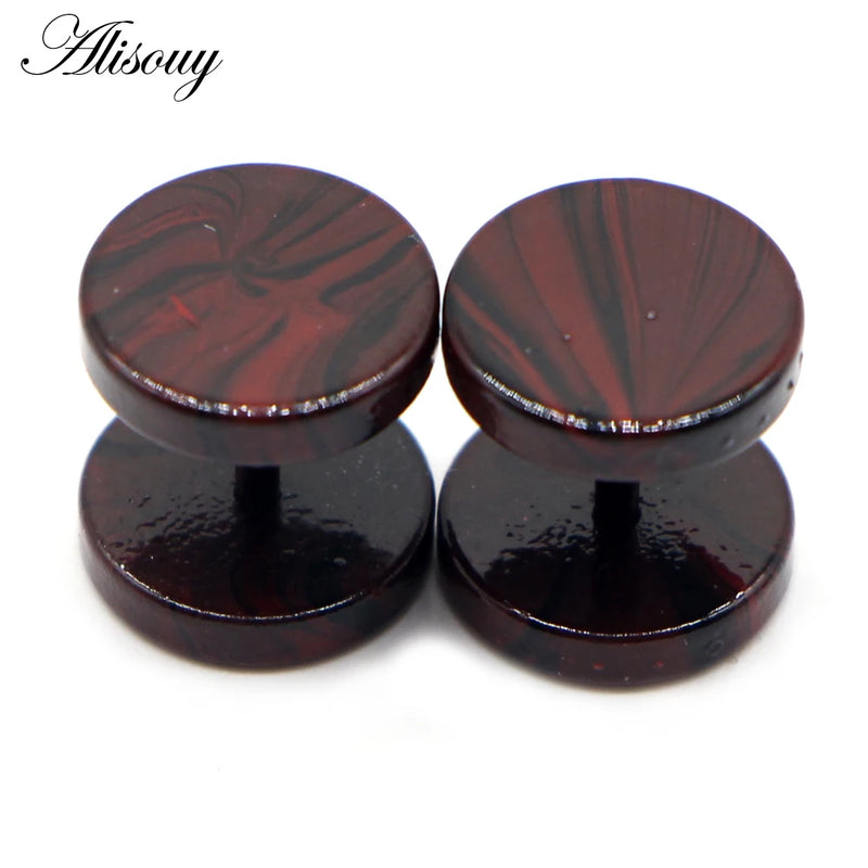 Stainless Steel Fake Gauge Ear Plugs