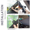 Retractable Car Windshield Sun Shade Set