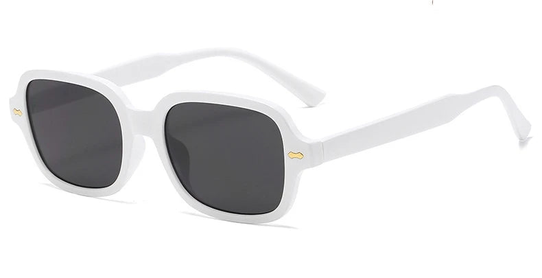 Vintage Yellow Square Sunglasses