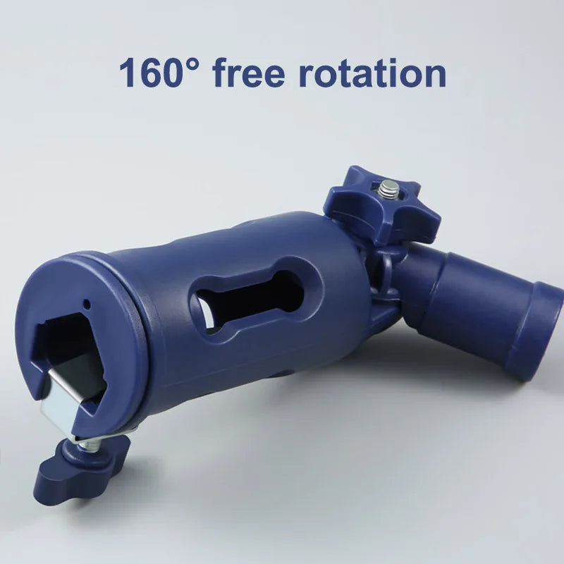 Multi-Angle Paint Brush Extension Clamp for Poles