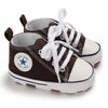 Classic Canvas First Walker Shoes for Babies with Star Print