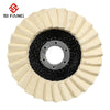 125mm Wool Felt Flap Polishing Disc for Angle Grinders