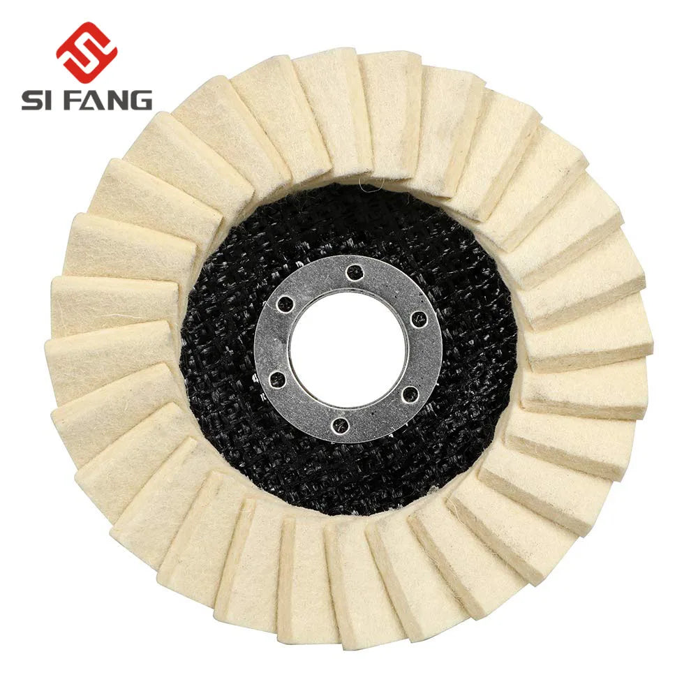 125mm Wool Felt Flap Polishing Disc for Angle Grinders