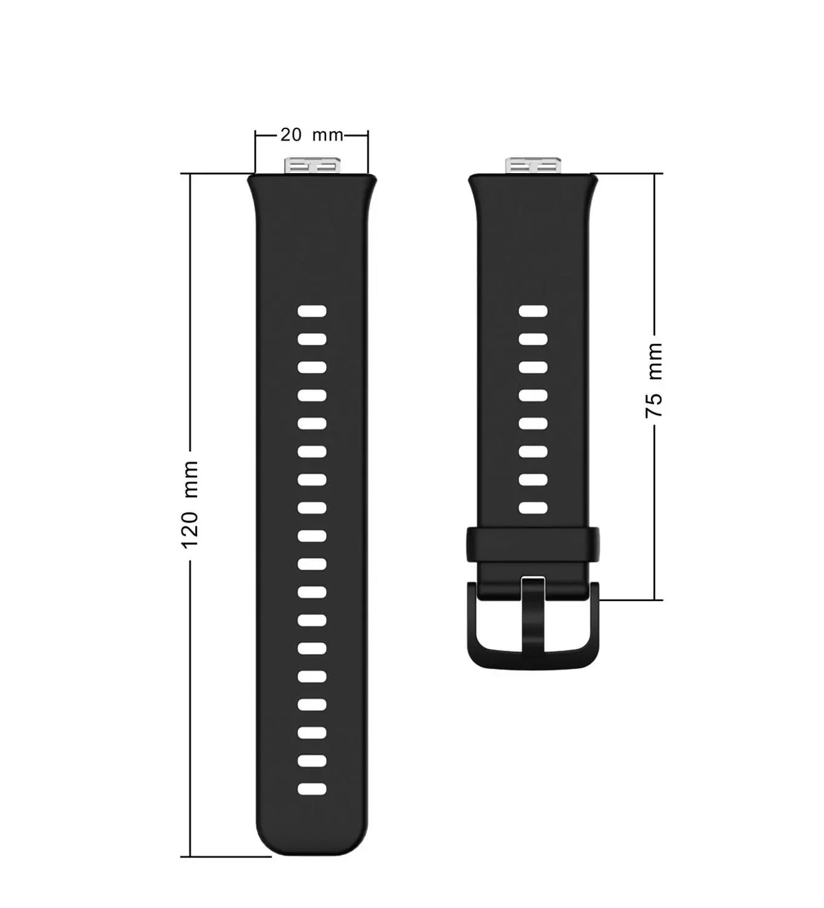 Soft Silicone Sport Band for Huawei Watch Fit