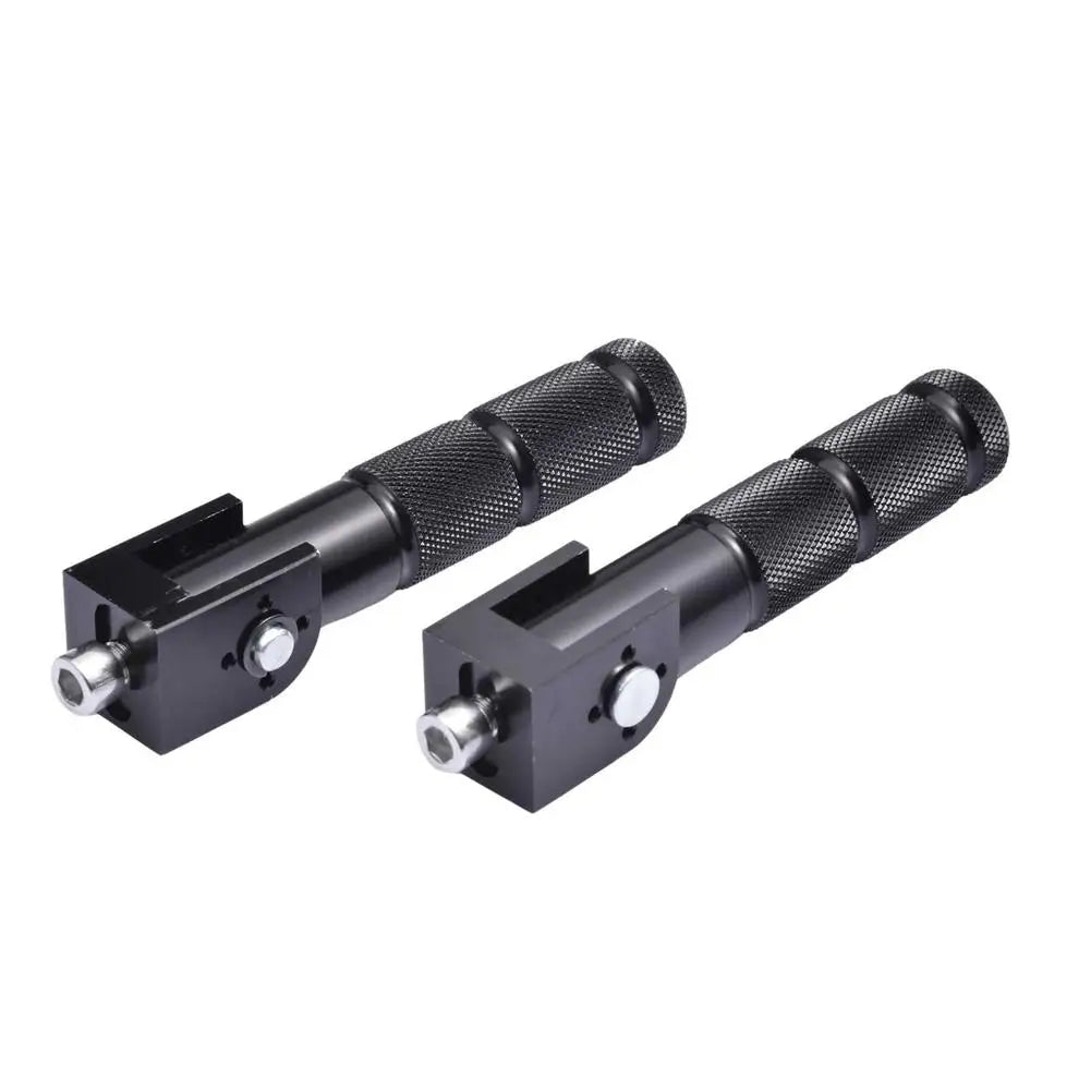 Universal CNC Aluminum Footrest Pedals (8mm)