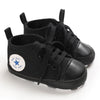 Classic Canvas First Walker Shoes for Babies with Star Print