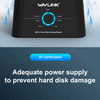 Dual Bay SATA Hard Drive Docking Station with Offline Clone Function