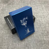 Ultra-Slim Aluminum Cigarette Case with Laser-Engraved Wolf Design