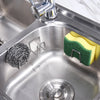 Self-Adhesive Stainless Steel Sponge Holder for Kitchen Sink