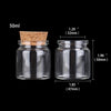 Glass Storage Jars with Cork Lids