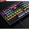 Retro Punk Mechanical Keyboard 104 Keys USB Wired RGB Backlit