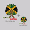Afro Girl Iron-On Patch for T-Shirts, Hoodies, and Bags