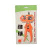 A green package containing a professional grafting tool with replaceable blades for precise garden cuts.