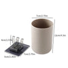 Wall-Mounted Toothbrush and Cup Holder