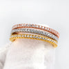 Thin Stackable Eternity Wedding Ring