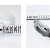 A white adjustable ring and bracelet sizer tool showing various sizes and a measurement scale.