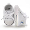 Classic Canvas First Walker Shoes for Babies with Star Print